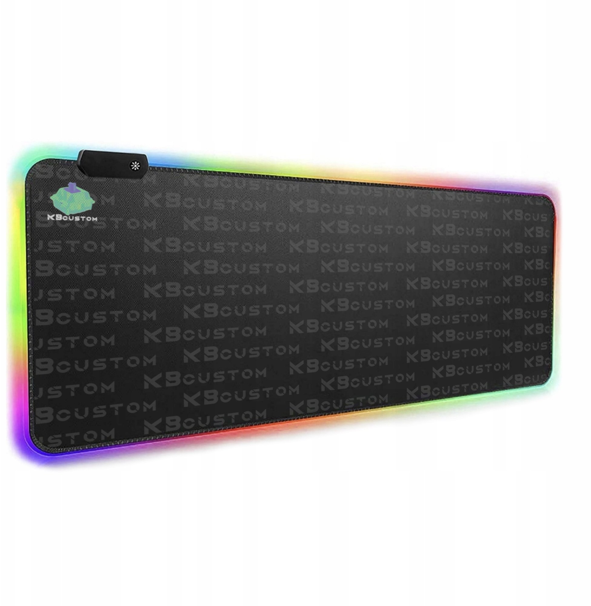 Podkładka KBcustom PODKŁADKA dla GRACZY GAMINGOWA Pod Mysz Myszkę RGB 90X40cm Black XXXXL