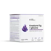 Witaminy i minerały dla sportowców - Aura Herbals Kreatyna 5g + Glicyna Suplement Diety 30 Saszetek - miniaturka - grafika 1