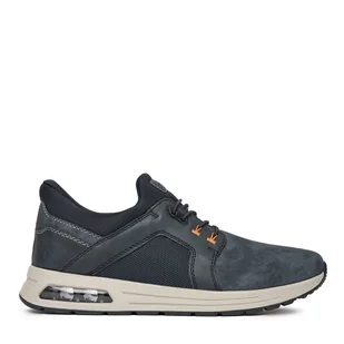 Sneakersy Rieker B1053-14 Granatowy - Sneakersy męskie - miniaturka - grafika 1