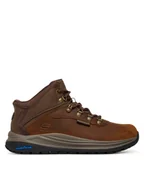 Buty trekkingowe męskie - Skechers Trekkingi Meroe 205285 BRN Brązowy - miniaturka - grafika 1