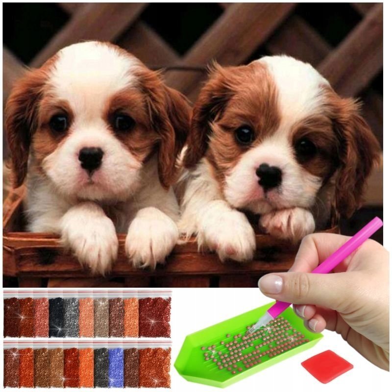 DIAMOND PAINTING HAFT DIAMENTOWY MOZAIKA 5D PIESKI