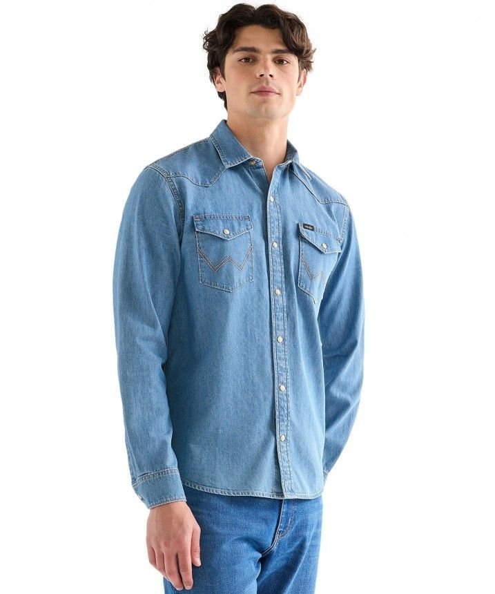 camicie męskie wrangler 112378474 lake