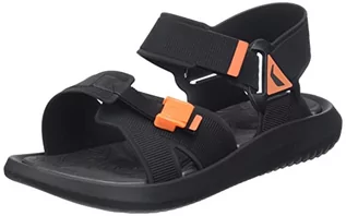 Sandały męskie - Rider Sandały męskie 11801, Black Black Orange - 42 EU Schmal - grafika 1