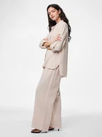 Bluzki damskie - Pieces Bluzka "Sastina" w kolorze beżowym - miniaturka - grafika 1