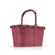 Torby i wózki na zakupy - Koszyk CARRYBAG, twist maroon, Reisenthel - miniaturka - grafika 1