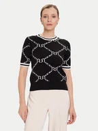 Swetry damskie - Rinascimento Sweter CFM0011924003 Czarny Regular Fit - miniaturka - grafika 1