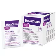 Chusteczki do demakijażu - Verco Hexaclean chusteczki do specjalistycznej higieny i pielęgnacji brzegów powiek x 20 szt - miniaturka - grafika 1