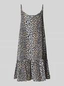 Sukienki - Sukienka mini rozkloszowana na cienkich ramiączkach model ‘NOVA’ - miniaturka - grafika 1