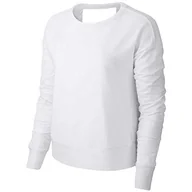 Koszulki i topy damskie - Nike Damska koszulka W NK Yoga WRAP Coverup Long Sleeved T-Shirt, Summit White/Platinum Tint, 2XL - miniaturka - grafika 1