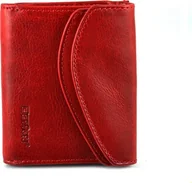 Portfele - Bartex BARTEX 10020D skórzany portfel * czerwony RFID 10020D - miniaturka - grafika 1