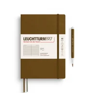 Notesy i bloczki - Notatnik Leuchtturm1917 Medium A5, miękka oprawa, linie, Spice Brown - miniaturka - grafika 1