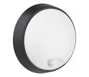 Greenlux LED Kinkiet zewnętrzny z czujnikiem LED/12W/230V IP65 czarny - Lampy ogrodowe - miniaturka - grafika 1