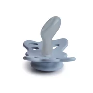 Smoczki uspokajające - FRIGG Smoczek dla niemowlaka silikonowy Butterfly Powder Blue 0+ - miniaturka - grafika 1