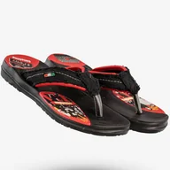 Skarpetki dla dzieci - Japonki Dziecięce Piankowe Sportowe Antypoślizgowe Na Basen Plażę Czarno-Czerwone 31 - miniaturka - grafika 1