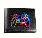 Portfele - Portfel Z Padem Do Konsoli Playstation 4 Gaming Gry prezent - miniaturka - grafika 1