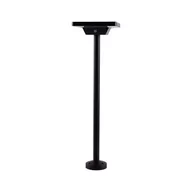 Lampy ogrodowe - Słupek Ogrodowy Solarny V-TAC 2-funkcje IP65 53cm Czarny VT-4102 3000K-6400K 220lm 3 Lata Gwarancji - miniaturka - grafika 1