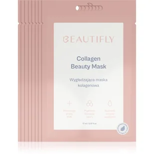 Maseczka BEAUTIFLY Collagen Beauty Mask (8 sztuk) - Maseczki do twarzy - miniaturka - grafika 1
