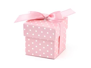 Hochzeit & Liebe 10 sztuki składanych pudełek wesele chrzest prezent dla gości na prezent Karton komunia Rosa PUDP5/R - Pamiątka Pierwszej Komunii Świętej - miniaturka - grafika 1