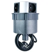 Listwy zasilające - DPM Listwa zasilająca Podblatowa 4 gniazda - miniaturka - grafika 1