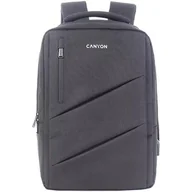 Torby na laptopy - Torba dla laptopa Canyon BPE-5 pro 15.6" (CNS-BPE5GY1) Szary - miniaturka - grafika 1