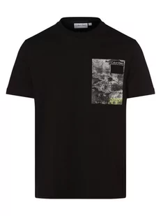 Calvin Klein - T-shirt męski, czarny - Koszulki męskie - miniaturka - grafika 1