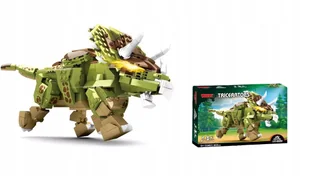 Klocki Ogromny Dinozaur TRICERATOPS - 442 pcs - Klocki - miniaturka - grafika 1