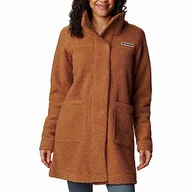 Moda i Uroda OUTLET - Columbia Damska długa kurtka zimowa Panorama, brązowa, M - miniaturka - grafika 1