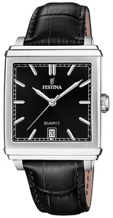 Zegarek Zegarek Festina F20681-6 Classic Square - Zegarki męskie - miniaturka - grafika 1