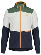 Kurtki i kamizelki sportowe męskie - Maloja Kurtka hybrydowa "AuerhahnM" w kolorze biało-granatowym - miniaturka - grafika 1