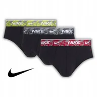 Majtki męskie - Slipy Nike Everyday Cotton Stretch 3PAK (0000KE1006-067) M - miniaturka - grafika 1
