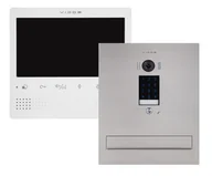 Wideodomofony - Wideodomofon z szyfratorem Vidos S1401D-SKM M1023W - miniaturka - grafika 1