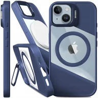 Etui i futerały do telefonów - Etui Do Magsafe Do Apple iPhone 14 Fusion, Niebieskie, Clear, Podstawka - miniaturka - grafika 1