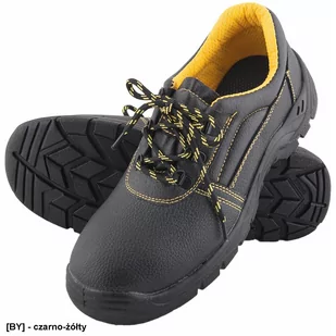 BUTY BEZPIECZNE / REIS / czarno-żółty / Rozmiar 46 / BRYES-P-SB_46 - Obuwie robocze - miniaturka - grafika 1