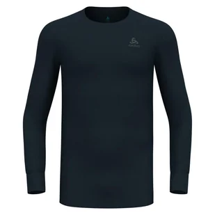 Koszulka tech. męska Odlo BL TOP crew neck l/s ACTIVE WARM ECO - Koszulki męskie - miniaturka - grafika 1