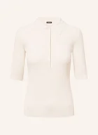 Koszulki i topy damskie - Joop! Koszulka Polo Z Dzianiny Kalili weiss - JOOP! - miniaturka - grafika 1