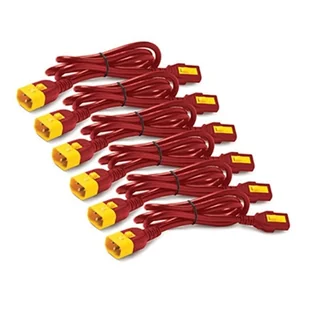 APC AP8704S-WWX340 kabel zasilające Czerwony 1,22 m C13 panel C14 panel - Kable komputerowe i do monitorów - miniaturka - grafika 1
