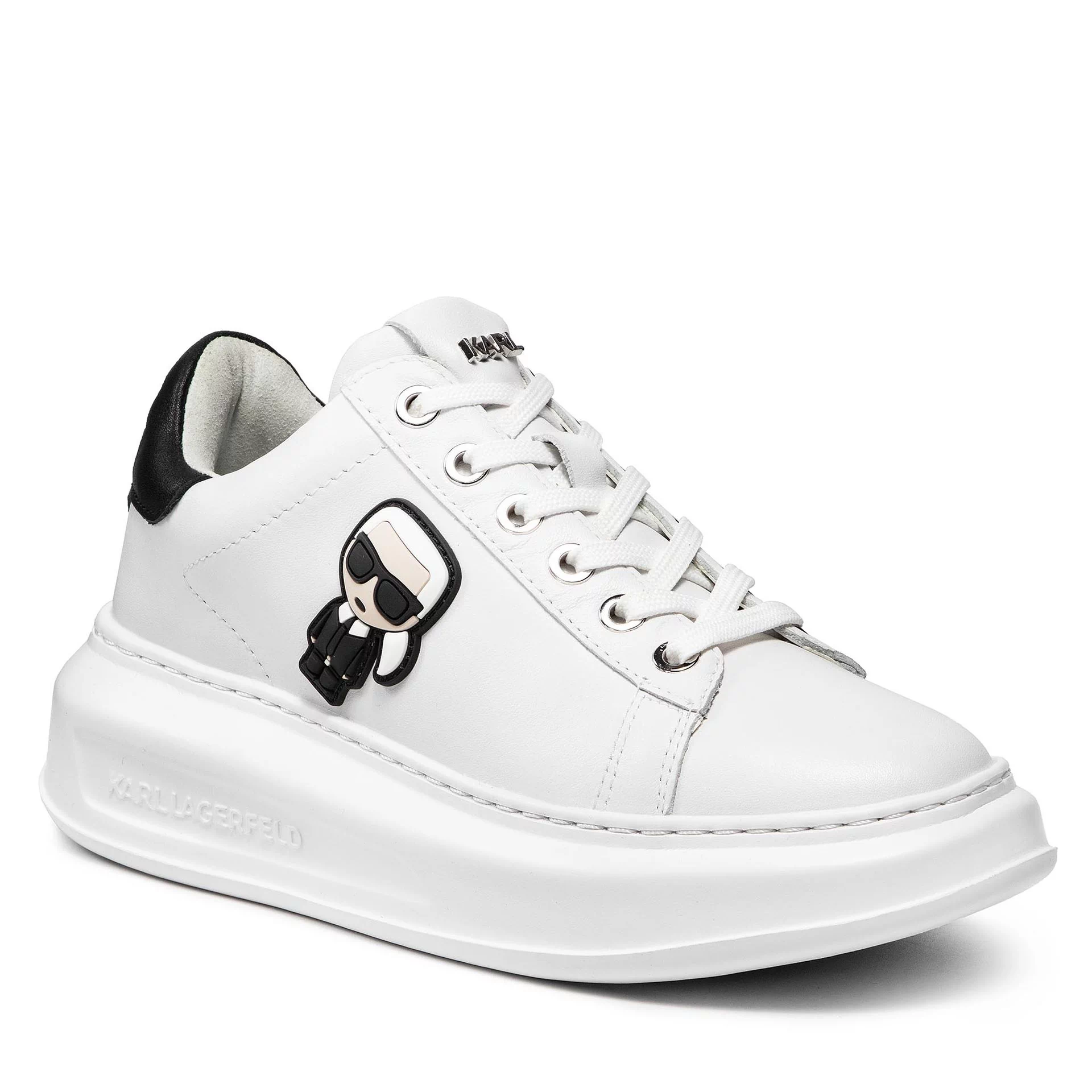 Sneakersy KARL LAGERFELD - KL62530 White Lthr