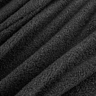 Koc 150 x 200 Mikrofibra Boucle Bukla Czarny - Koce - miniaturka - grafika 5