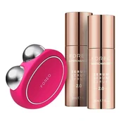Zestawy kosmetyków damskich - Foreo - Bear Bundle - Urządzenie + 2x Supercharged Serum 2.0 - Bear Fuchsia & 2x Supercharged Serum 2.0 - Dla Kobiet - miniaturka - grafika 1