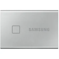 Czytniki kart pamięci - Samsung Electronics Polska Electronics Polska Dysk SSD T7 Touch 500GB MU-PC500S/WW srebrny 2_414642 - miniaturka - grafika 1