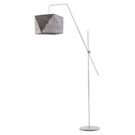 Lampy stojące - LYSNE, lampa podłogowa TOLEDO, szary melanż (tzw. beton) - miniaturka - grafika 1