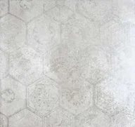 Płytki ceramiczne - Płytka gresowa Soft Concrete Hexagon Silver 60x60x0,8cm - miniaturka - grafika 1
