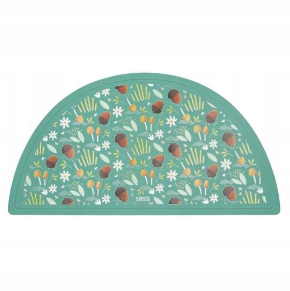 SASSI Mata podkładka silikonowa na stół Lisek Nauka jedzenia