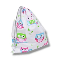 Torby szkolne - Worek na buty worek na kapcie do szkoły sówki - miniaturka - grafika 1