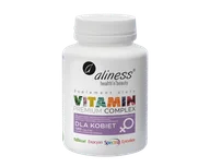 Witaminy i minerały - Aliness Dla Kobiet Premium Vitamin Complex Witaminy i Minerały Vege (120 tab) ali-141 - miniaturka - grafika 1