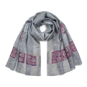 Apaszki i szaliki damskie - Szal Petit Fleur - Art of Polo - miniaturka - grafika 1