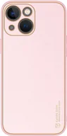 Etui i futerały do telefonów - Dux Ducis Yolo etui iPhone 14 Plus elegancki pokrowiec ze skóry ekologicznej różowy - miniaturka - grafika 1