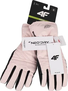 4f Rękawice narciarskie damskie 4F FNK F106 różowe 4FWAW23AFGLF106 56S XL - Rękawice narciarskie - miniaturka - grafika 1