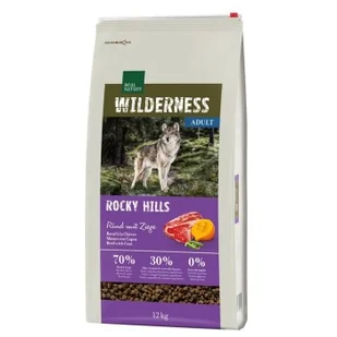 REAL NATURE Wilderness Rocky Hills Wołowina i koźlina 12 kg - Sucha karma dla psów - miniaturka - grafika 1