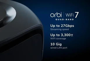 Satelita RBE970B System WiFi 7 Orbi Satellite black - Routery - miniaturka - grafika 3